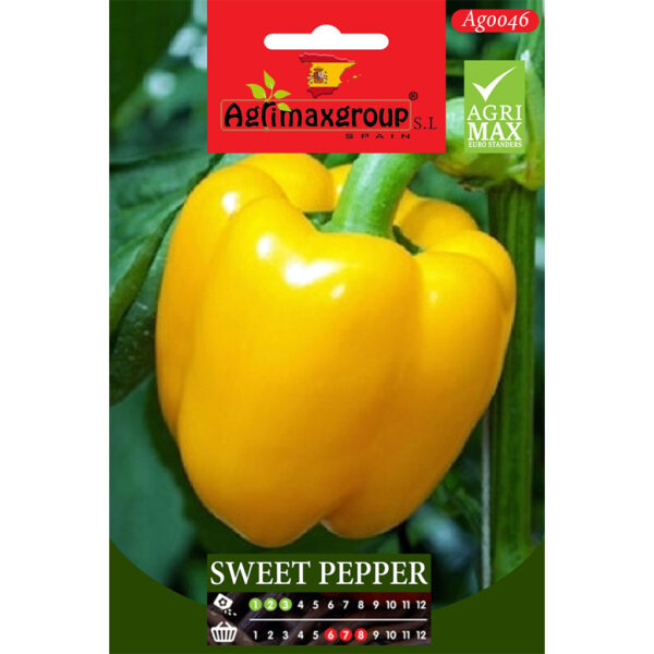 Yellow Pepper Chili Seeds by Hortus