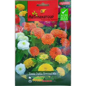 Zinnia Dahlia Mix Flower Seeds by Agrimax