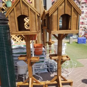 Wooden outdoor Bird feeder handmade
