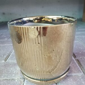 Golden Ceramic Pot Big